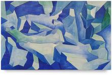 Peinture "Paysage bleu" - 1972 (1)