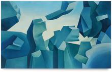 Peinture "Paysage cristalin" - 1972