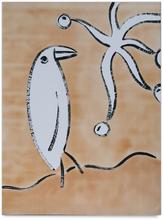 Peinture "Oiseau, étiole de mer" - 1995