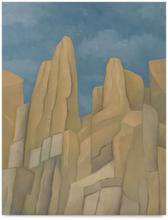 Peinture "Roches" - 1997