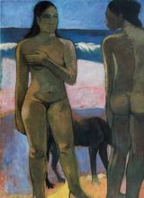 Deux Tahitiennes sur la plage, 1892