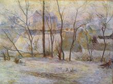 La Neige à Vaugirard I ou Jardin sous la neige II, 1879