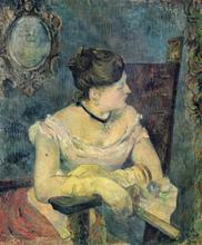 Mette Gauguin en robe du soir, 1884
