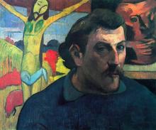 Portrait de l'artiste au Christ Jaune, 1891