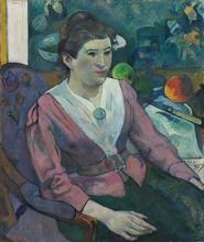 Portait de femme à la nature morte de Cézanne, 1890