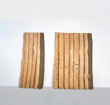 Sec, brut, moitié débit entier - collé - plus débit entier. Moitié débit entier - collé - plus débit entier à 90°, 1972
