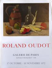 Affiche pour l'exposition de Roland Oudot à la Galerie de Paris