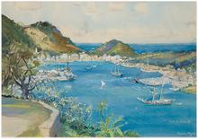 Port de Gustavia à Saint-Barthélémy, 1963
