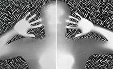 Autoportrait aux deux mains - 2001