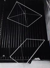 Sans titre, fer, corde et roulettes, 1971
