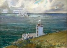 Richelieu passant au large du phare de Douglas