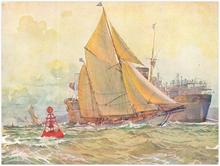Sarita et paquebot (Solent)