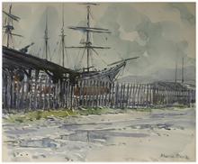 Chantier Lebreton à Cancale, 1931
