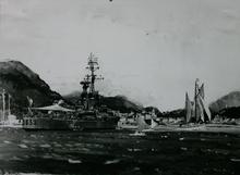 Rade des Saintes, Constance quittant les Antilles