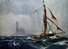Le Joli Brise virant le Fastnet