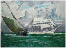 Trois-mâts barque Jacques et Pilote au Havre