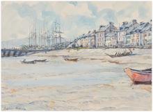 Vieille digue à Cancale, 1931