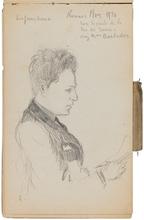 Carnet de dessins, 1920