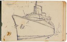 Carnet de dessins de La Normandie, 1934-1935
