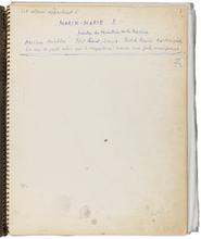 Carnet de dessins 1960-1963