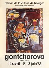 Affiche Gontcharova, Maison de la culture de Bourges