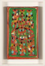 Sans titre, abstraction sur fond vert, circa 1956