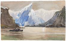 Paysage polaire et steamer