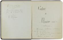 Carnet de dessins, 70 images de bateaux, 1915