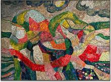 Fresque mosaïque, 1989