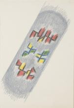 Dessin sans titre Chalo Saint Mars, 1957