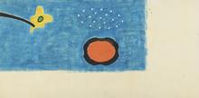 Période bleue Sans titre (formes en jaune et orange), circa 1964