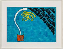 Période bleue (formes noires à l'angle), circa 1964