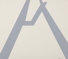 Pochoir sans titre (formes grises), 1973