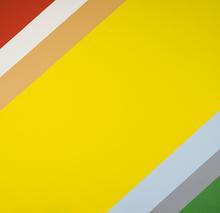 Espace Biais, (rouge, blanc, pêche), 1978