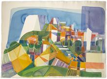 Le rocher de Saignon, 1974