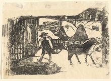 Le char à bœufs, circa 1895 