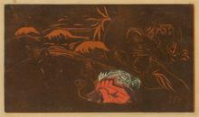 L'univers est créé (rouge-brun), circa 1894