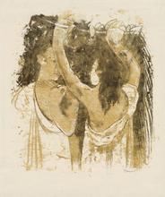 Deux Tahitiens cueillant des fruits, 1899-1900