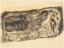 Planche au diable cornu, circa 1895 