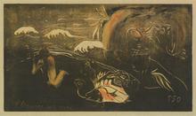 L'univers est créé (rouge-brun), circa 1894