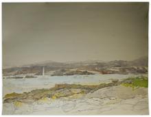 Sans titre (paysage de Chausey à marée basse)