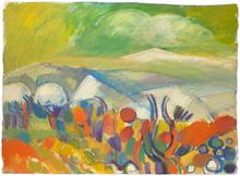 Vue sur le Mont-Ventoux, 1965