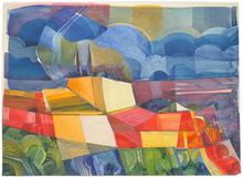 Vue sur Bonnieux, 1995