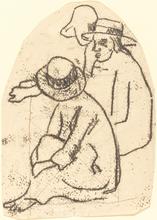 Trois Tahitiennes (Étude pour "La sœur de charité"), 1899-1902