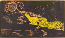 Te Po (La longue nuit) rouge-brun, 1894-1895