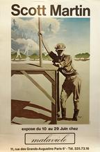 Affiche de Scott Martin pour une exposition à Paris
