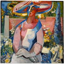 Portrait dans le jardin, 1985