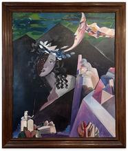 Pasysage nocturne en provence, 1990