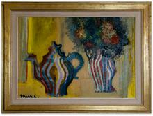 Nature morte sur fond doré, 1962