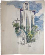 Le clocher ( Saint-Saturnin les Apt), 1980